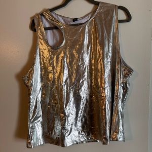 Silver shirt